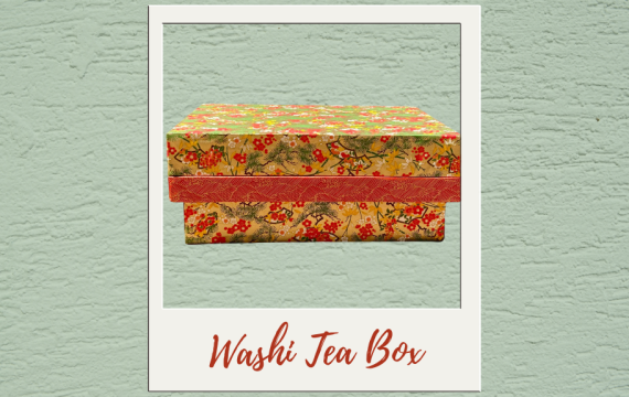 Washi Tea Box Covering